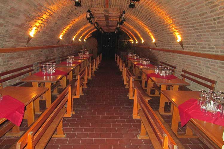 Vinný sklep a wine bar přímo pod hotelem